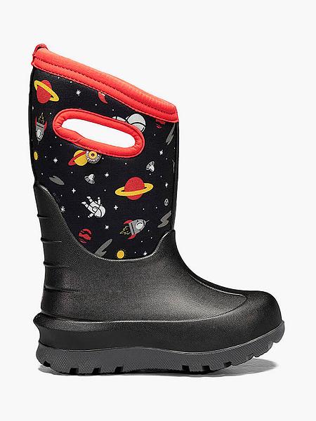 BOGS Boots Deutschland - Neo-Classic Spaceman Winterstiefel Kinder Schwarz Multi DE35479